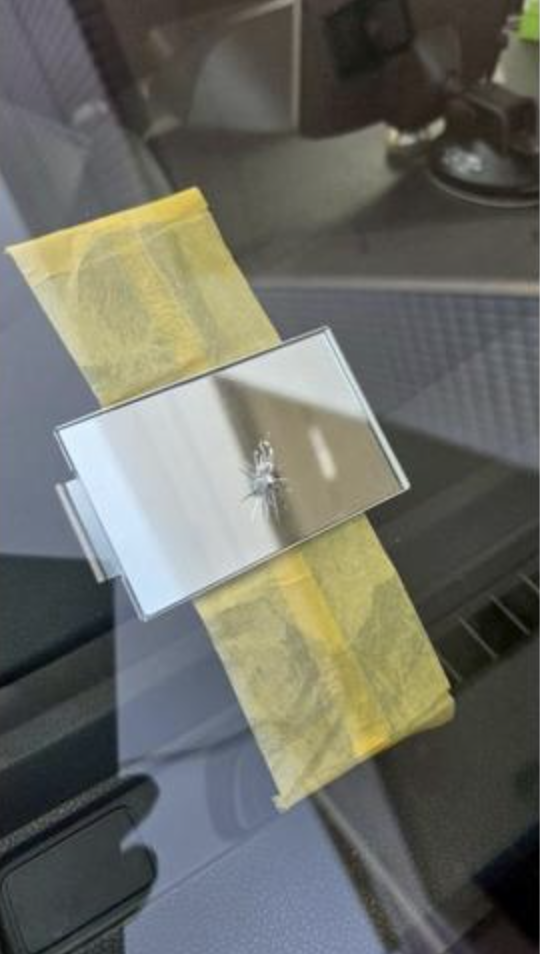 大阪市 フロントガラスリペア 施工例