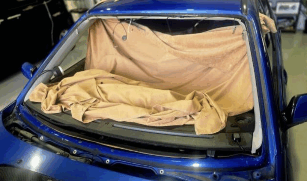 GLASSIC インプレッサ ガラス交換施工例