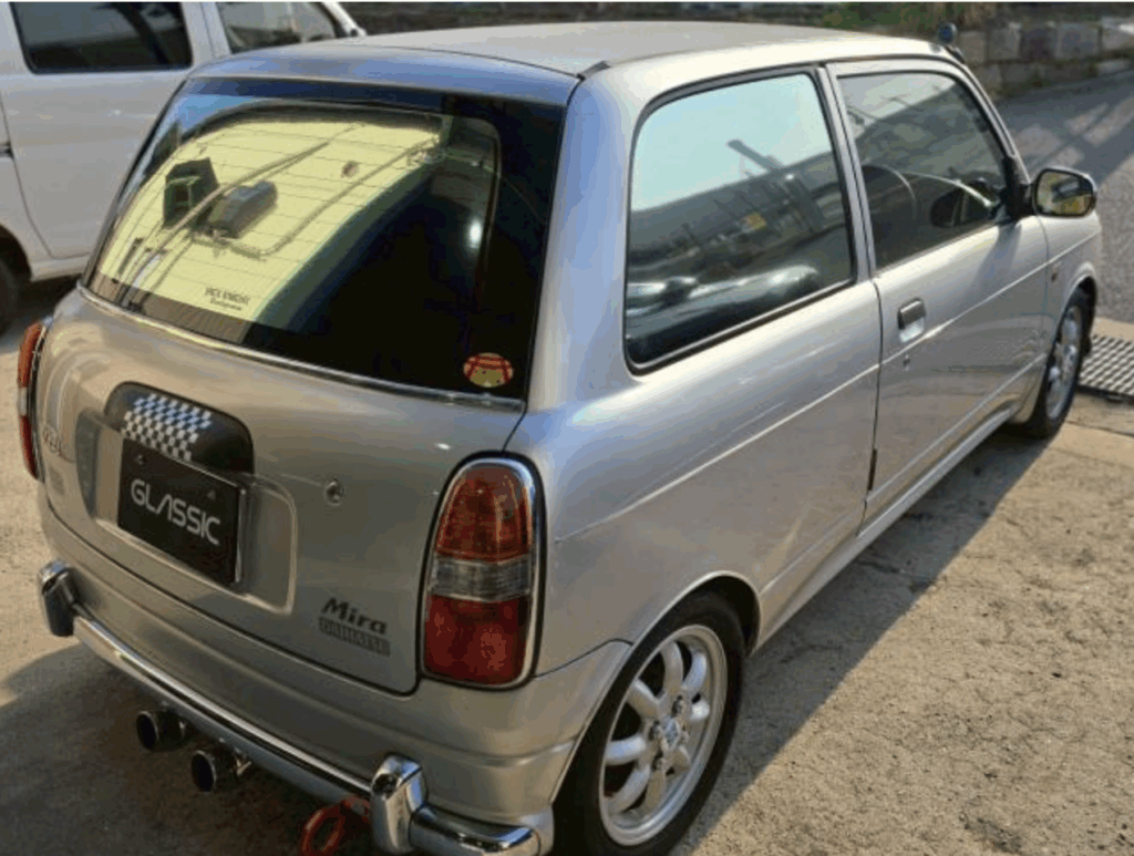 ダイハツ ミラジーノ L700S ミラーフィルム施工後 車内温度上昇を防ぐ効果 GLASSIC