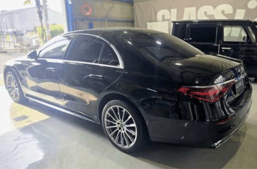 メルセデス・ベンツ Sクラス W223 カーフィルム施工前の写真(大阪 GLASSIC)