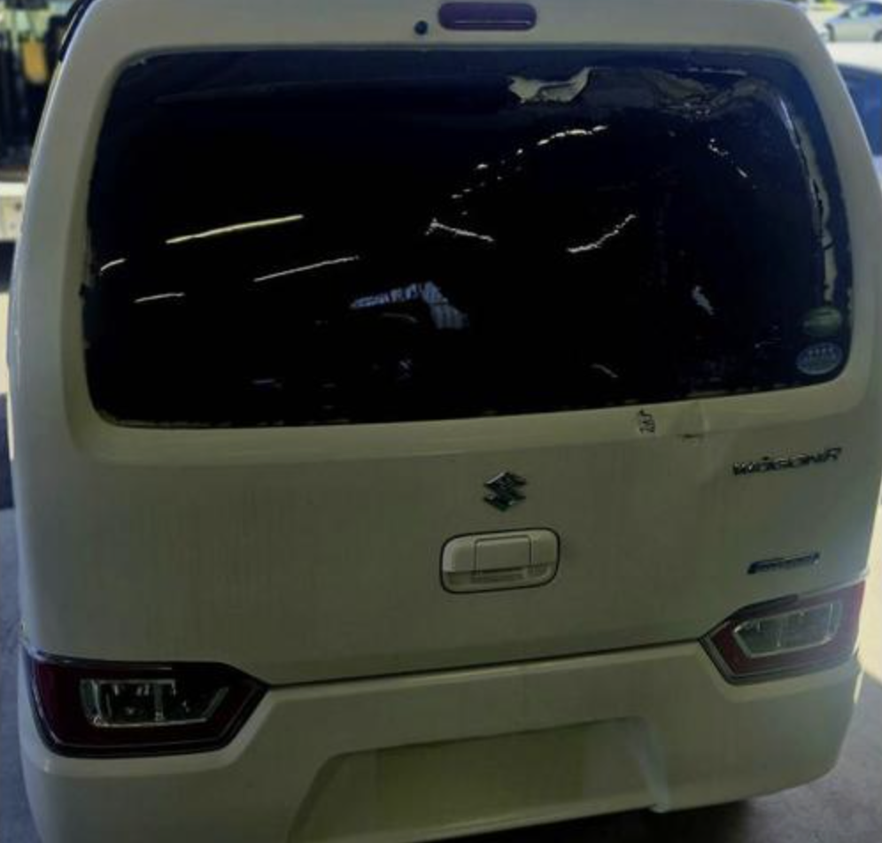 スズキ ワゴンR（MH55S）リアガラス交換後の様子｜GLASSIC（グラシック）