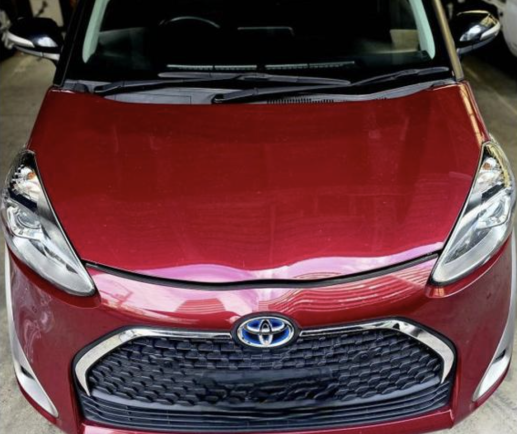 トヨタ シエンタ NHP170 フロントガラス交換 施工前 兵庫県神戸市